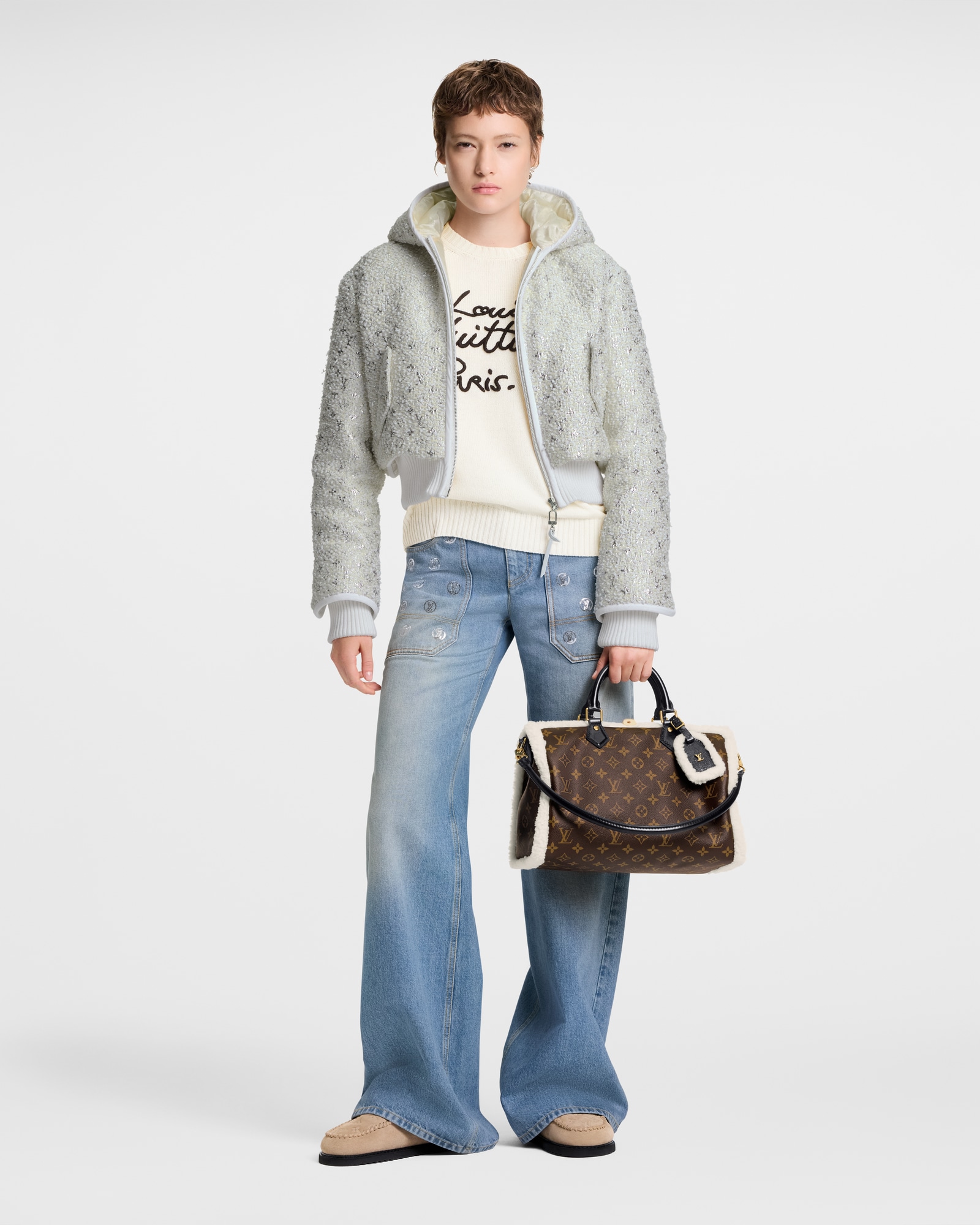 Cursive Signature Pullover - Women - Ready-to-Wear | LOUIS VUITTON ®